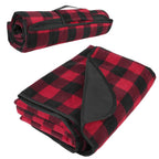 Tirrinia Outdoors Waterproof Blanket, 59X 79 Lightweight Fleece Stadium Windproof Throw Mat For Boat, Traveling, Camping, Hiking