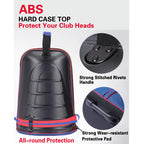 Ruthnissi Golf Travel Bags For Airlines With Strong Wheels And Hard Case Top,Keep Club Heads Safe,Waterproof Fabric,Foldable For