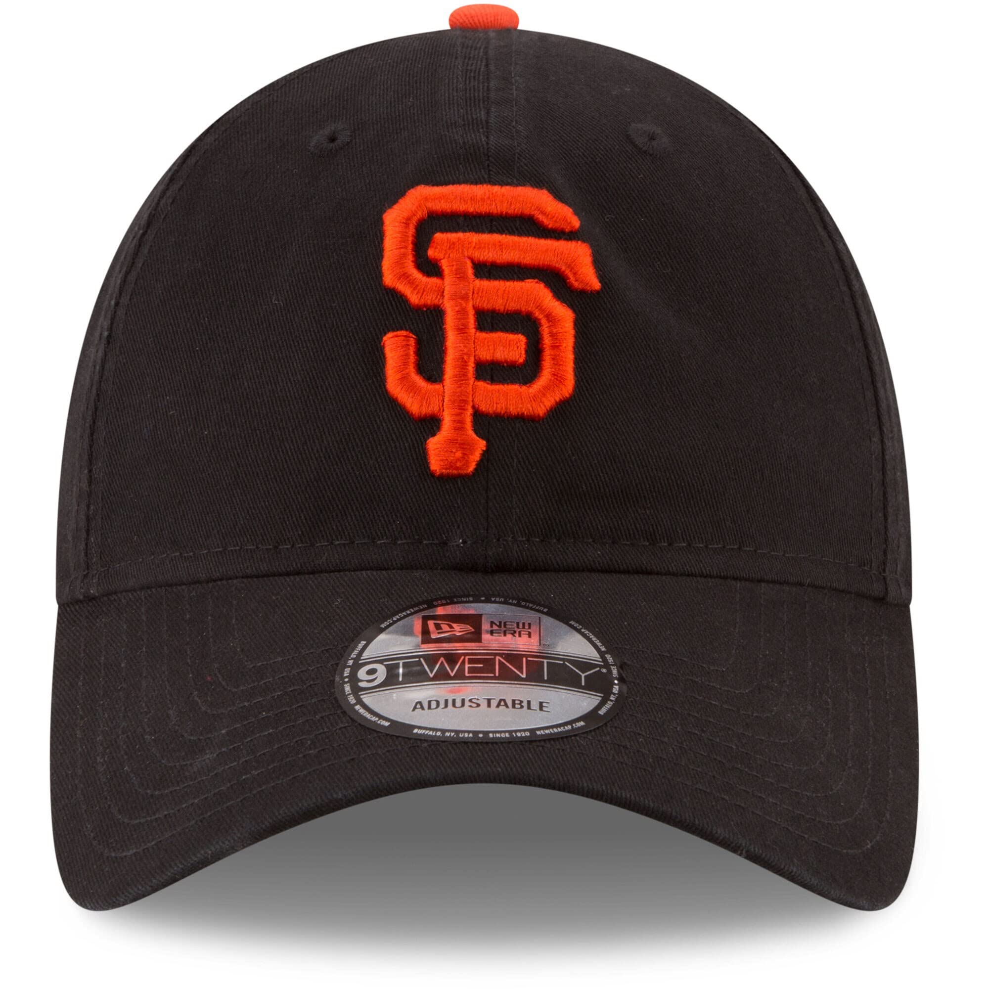 New Era Mlb Core Classic 9Twenty Home Team Color Adjustable Hat Cap One Size Fits All (Us, Alpha, One Size, San Francisco Giants