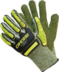 Cressi HEX Grip Gloves, Lime, L