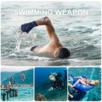 Dephnes Nylon Swimming Gloves Aquatic Swimming Webbed Gloves Water Training Hand Webbed Hands Webbed Flippers Swim Gear Gloves F