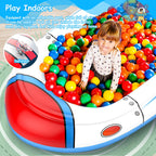 Kiddie Pool For Toddlers, Splash Pad For Kids Ages 4-8, 68'' Inflatable 3-In-1 Swimming Pool, Backyard And Outside Sprinkler Pla