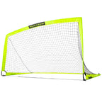 Franklin Sports Blackhawk Backyard Soccer Goal - Portable Kids Soccer Net - Pop Up Folding Indoor + Outdoor Goals - 6'6'' X 3'''