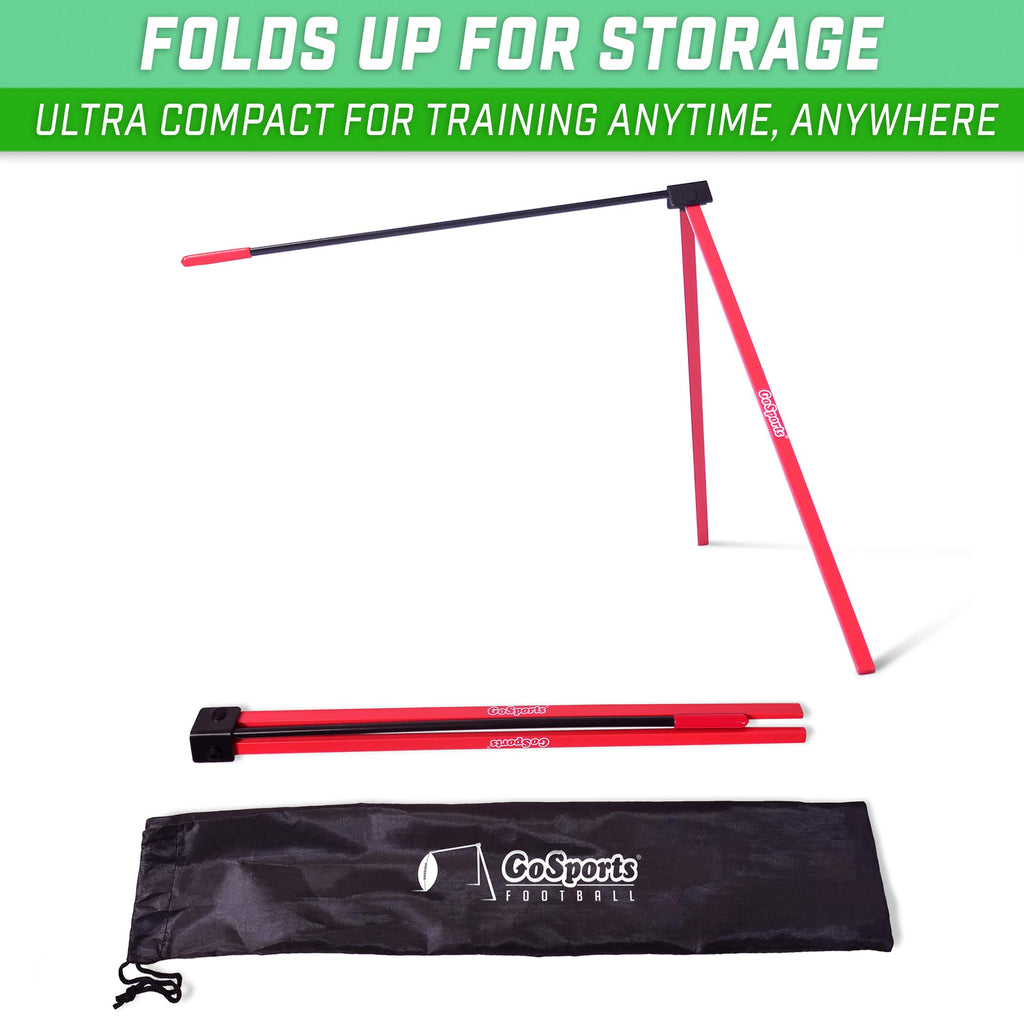 Gosports Football Kicking Tee Metal Place Kicking Stand For Field Goal Kicks - Portable Holder Compatible With All Football Size