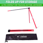 Gosports Football Kicking Tee Metal Place Kicking Stand For Field Goal Kicks - Portable Holder Compatible With All Football Size