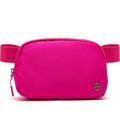 Pander Unisex Belt Bag Fanny Pack for Women with Adjustable Strap, Small Waist Pouch for Workout Running Traveling Hiking (Pale 