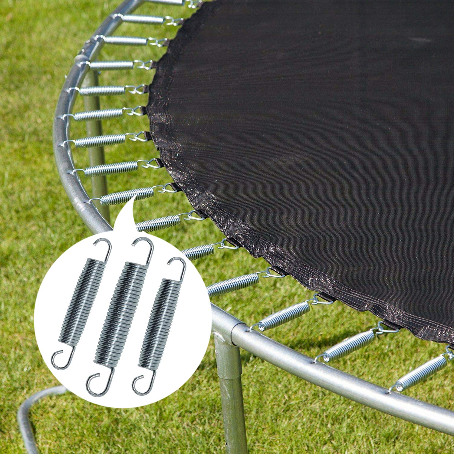 5.5 Inch Trampoline Springs Heavy Duty Stainless Steel Replacement Springs, Set Of 16
