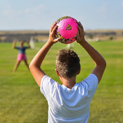 Toledo Soccer Ball-Pink/Neon Yellow - Vizari Sports