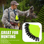 Trail Markers Reflective Tree Tacks Hunting Reflector Tacks Trail Marking Ribbon With Clips For Hiking Hunting Outdoor (Fluoresc