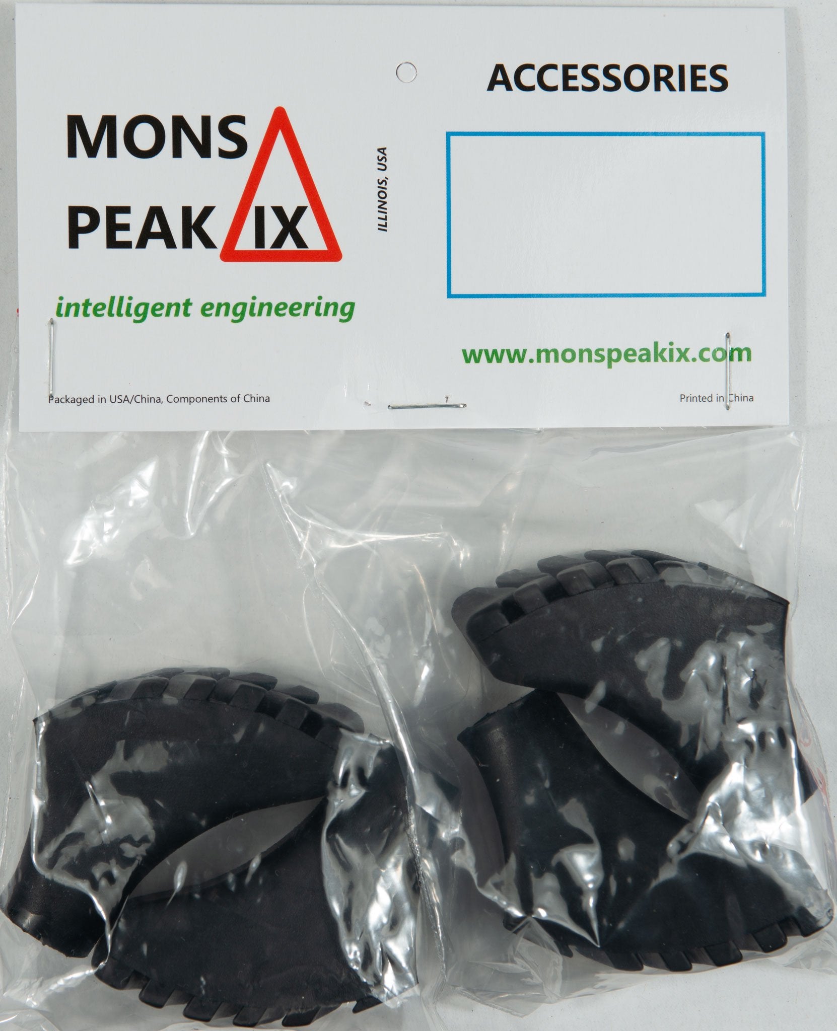 Mons Peak Ix Nordic Walking Poles Rubber Tips (4-Pack)