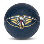 Franklin Sports Nba New Orleans Pelicans Mini Foam Basketball - Kids 5.5'' Inch Toy Basketball For Over The Door + Mini Indoor H