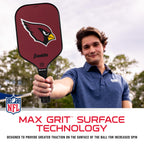 Franklin Sports Nfl Arizona Cardinals Pickleball Paddle - Pickleball X - Polypropylene Core, Team Logo - Nfl Official Licensed P