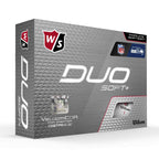 Wilson Duo Soft+ Nfl Golf Balls (1 Dozen)-Seattle,White