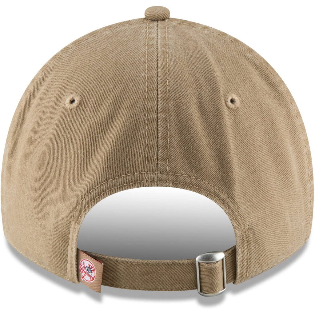 New Era Mlb Core Classic 9Twenty Adjustable Hat Cap One Size Fits All (New York Yankees Khaki)
