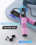 Renpho Smart Jump Rope With Counter, Fitness Skipping Rope With App Data Analysis, Workout Jump Ropes For Home Gym, Crossfit, Ju