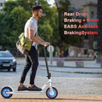 MAXSHOT Electric Scooter Adults & Big Kids, 350W Powerful Motor, Top Speed 12/16/19MPH, 12/16/21Miles Range, 8.5 Solid Tires Fol