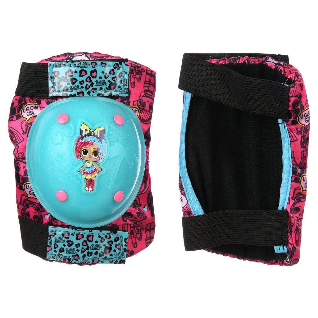 Lol Surprise Signature Series Protective Knee Pads & Elbow Pads For Kids Bike, For Ages 3+, Pink