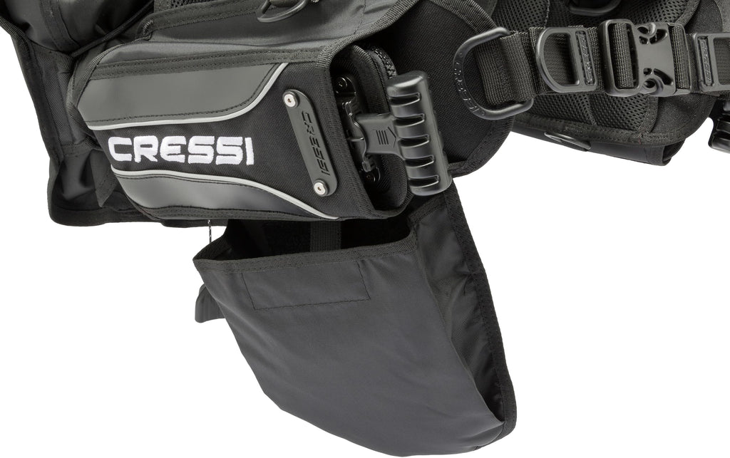 Cressi Travel-Friendly Light Back Inflation Bcd For Scuba Diving  Patrol: Designed In Italy