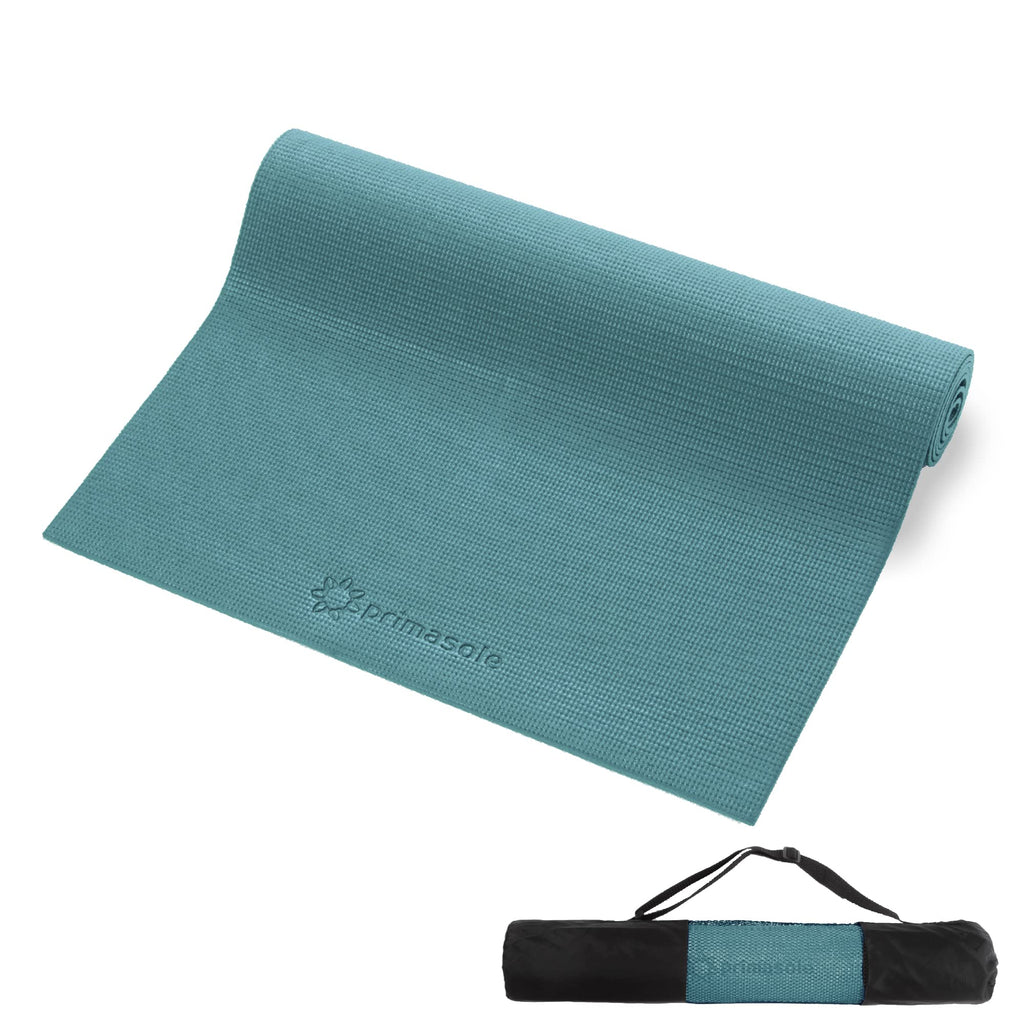 Primasole Yoga Mat With Carry Strap For Yoga Pilates Fitness And Floor Workout At Home And Gym 1/3 Thick (Jango Green Color) Pss