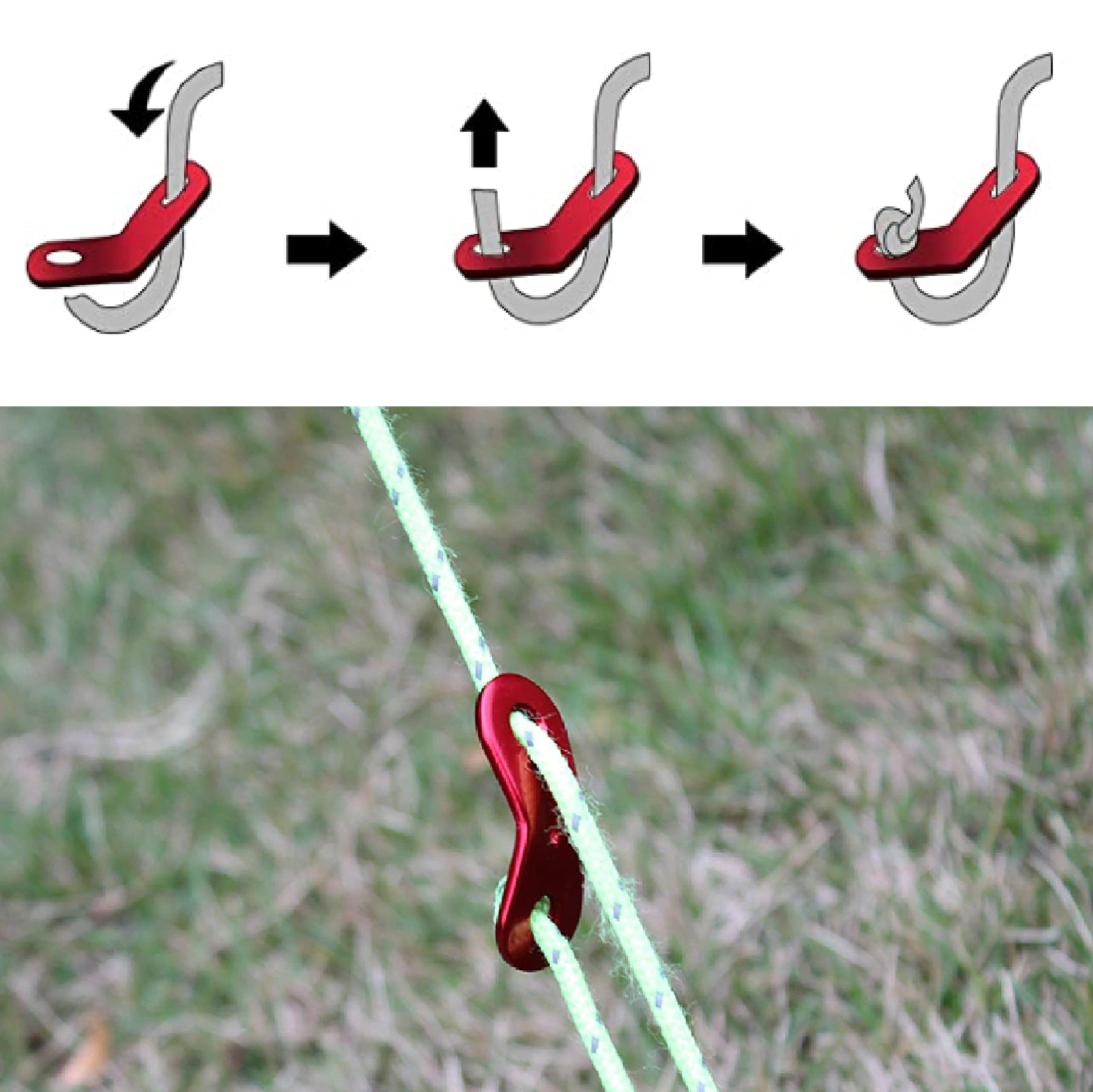 Azarxis Outdoors Tent Stakes Pegs With Reflective Guy Lines Ropes 13Ft Per Piece With Aluminum Cord Adjuster Tensioner For Campi