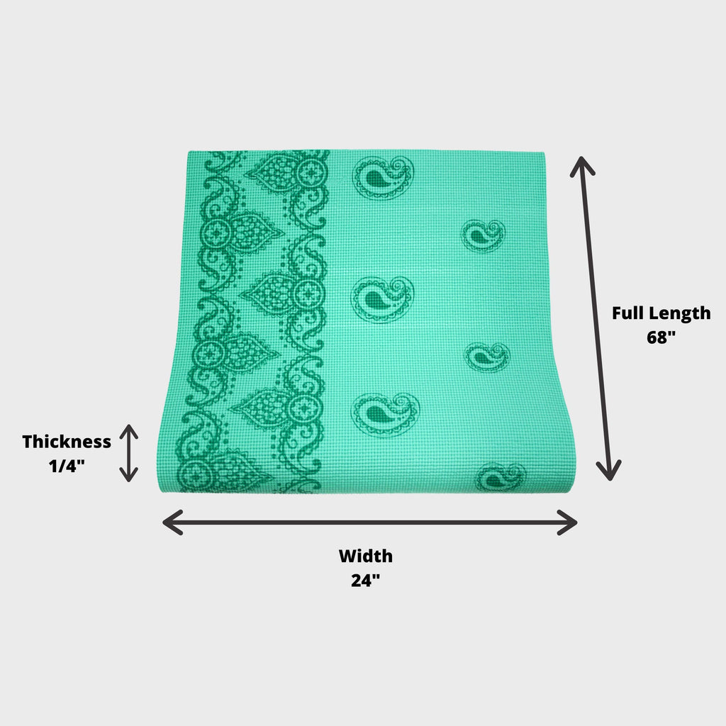 Wai Lana Incense Yoga & Pilates Mat, Aquamarine