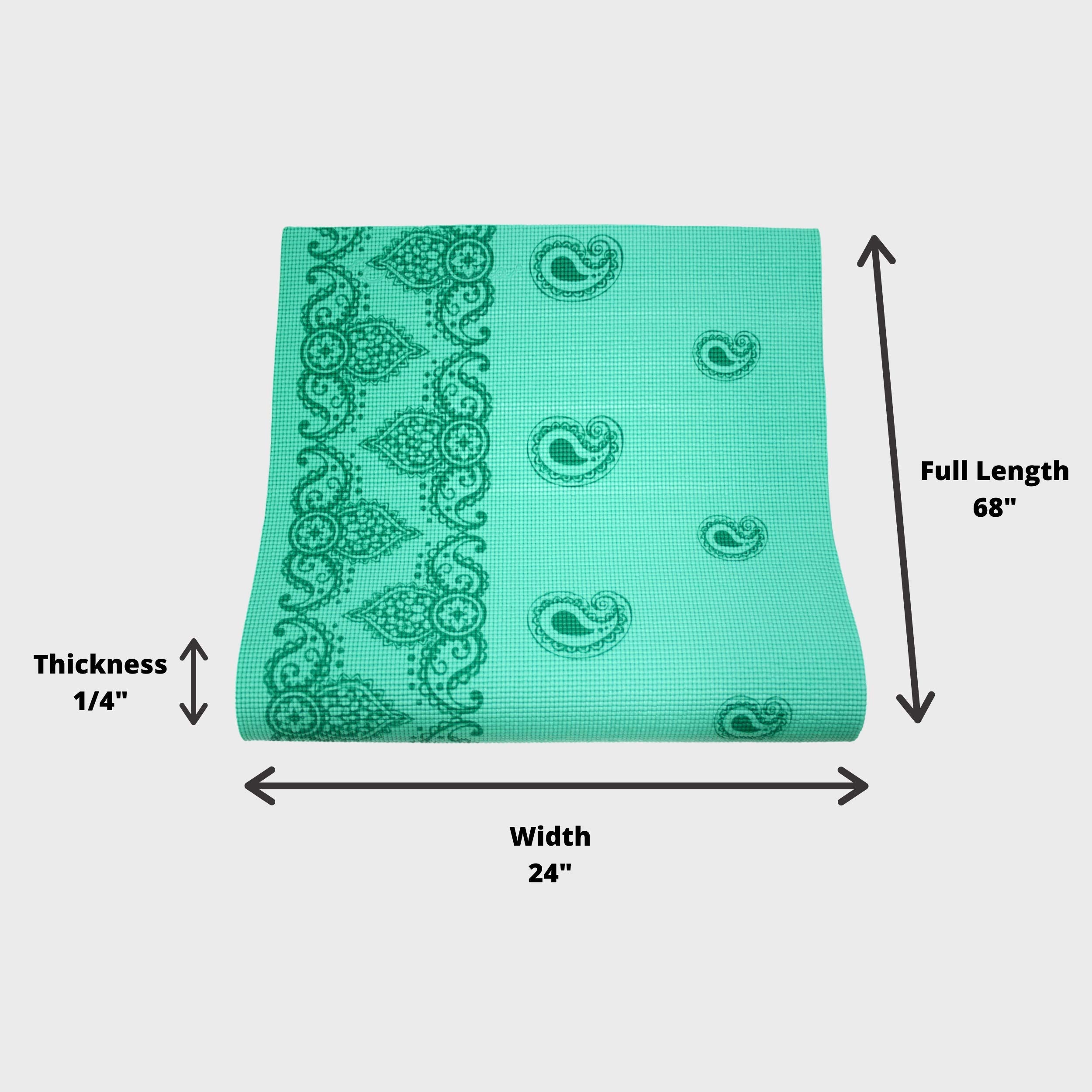 Wai Lana Incense Yoga & Pilates Mat, Aquamarine