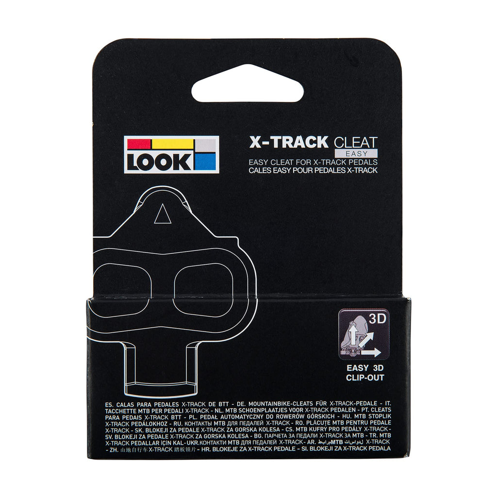 Look Cycle - X-Track Easy Cleats - Multidirectional Disengagement - Ultra Compact - Lightweight - Angular Freedom 6A - Cleats Fo