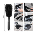 Qkurt 9Pcs Bike Cleaning Tool Set, Bicycle Clean Brush Kit For Bike Tire Chain Sprocket Corner Fit For Motorcycle Bikes