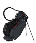 Sun Mountain Mens C130 Lightweight VLO Hybrid Golf Bag, 15-Way Top, 2026 Model, Steel Black Red