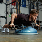 Bosu Pro Nexgen 25In Home Fitness Exercise Gym Strength Flexibility Balance Trainer With Rubberized Non Skid Surface And Hand Ai
