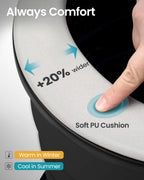 Triptips 2025 Upgrade Retractable Portable Toilet Foldable With Soft Cushion Height Adjustable Travel Toilet For Car Camping Toi