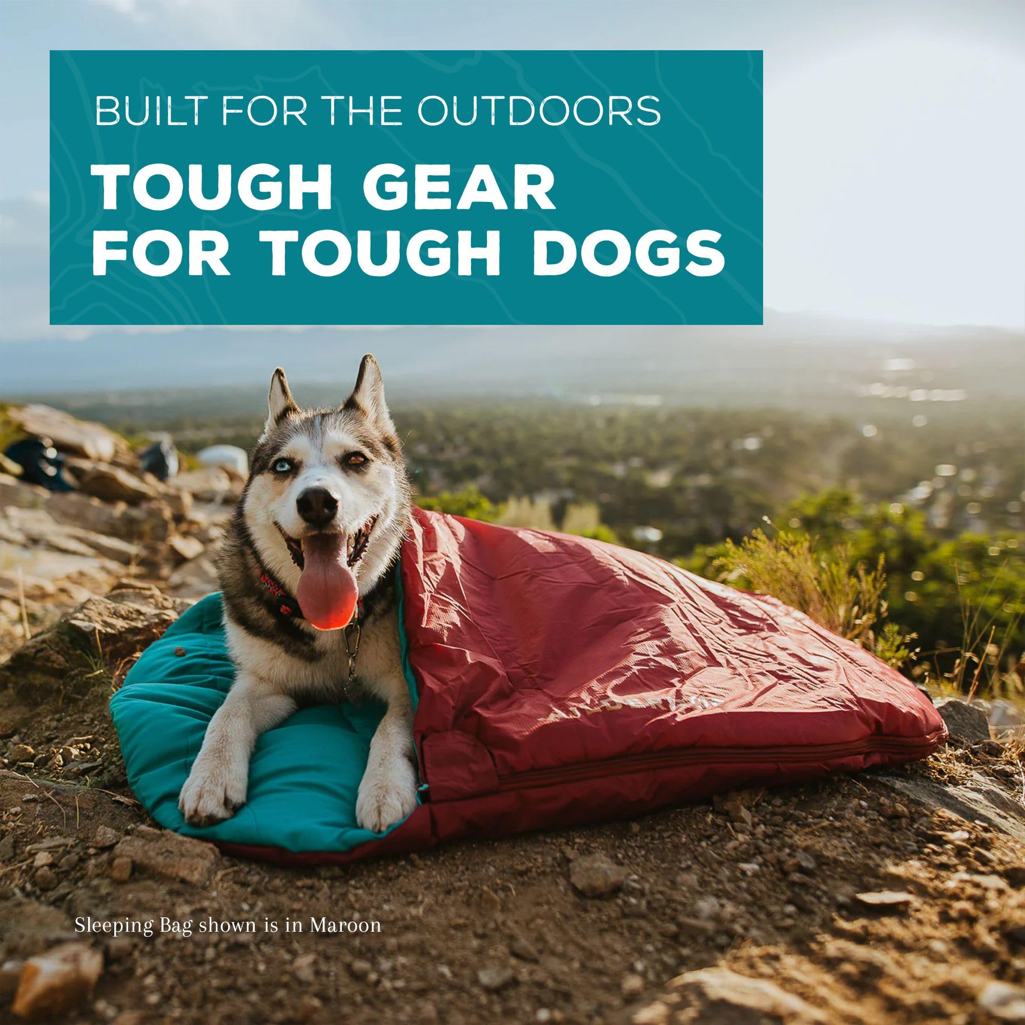 Wilderdog Dog Sleeping Bag - 36In X 28In - Pacific Blue