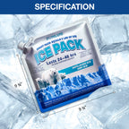 Sunlug Cooler Ice Packs Reusable Ice Packs For Coolers Long Lasting Freezer Packs For Cooler Bag, Lunch Bags, Cooler Backpacks