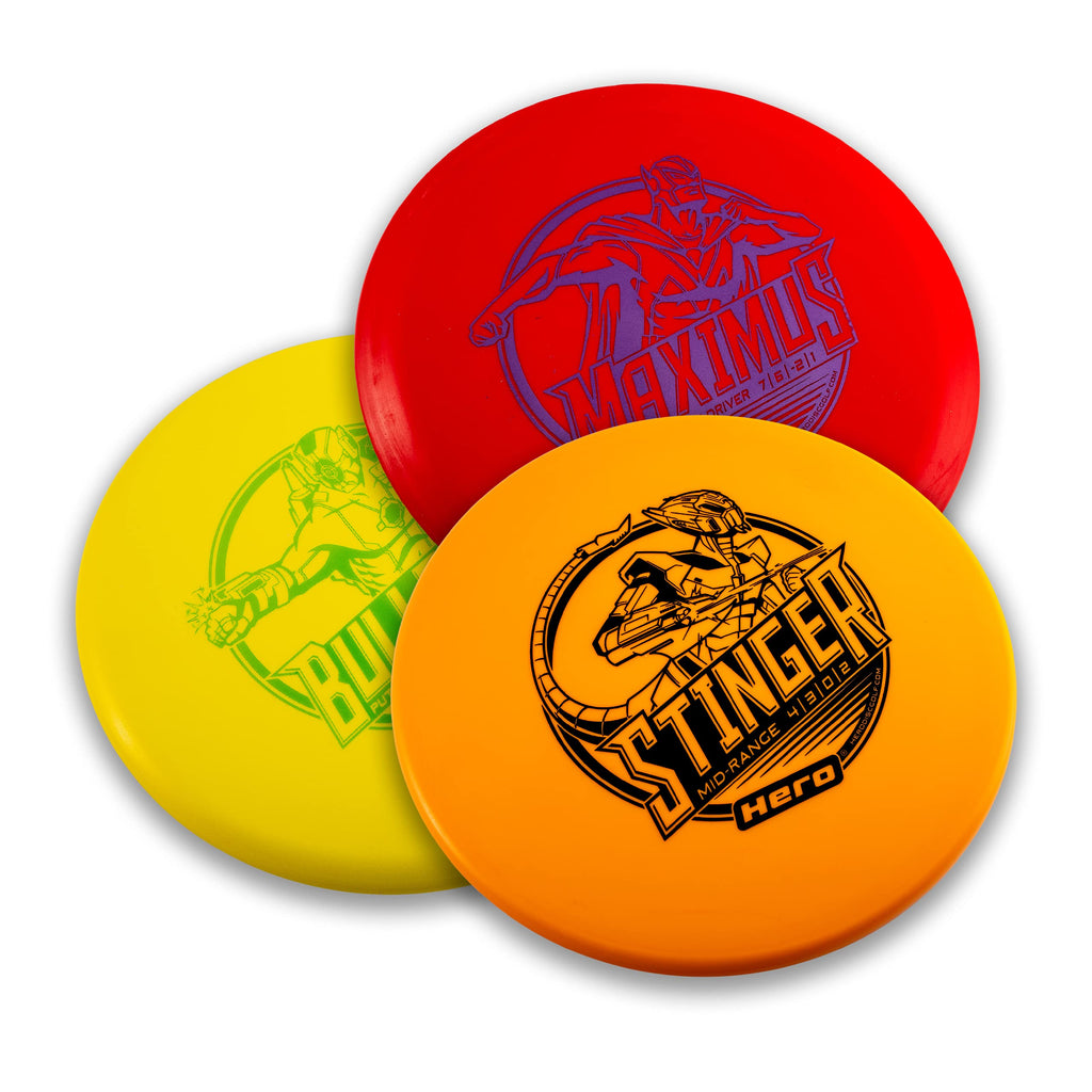 Hero 3 Disc Golf Set