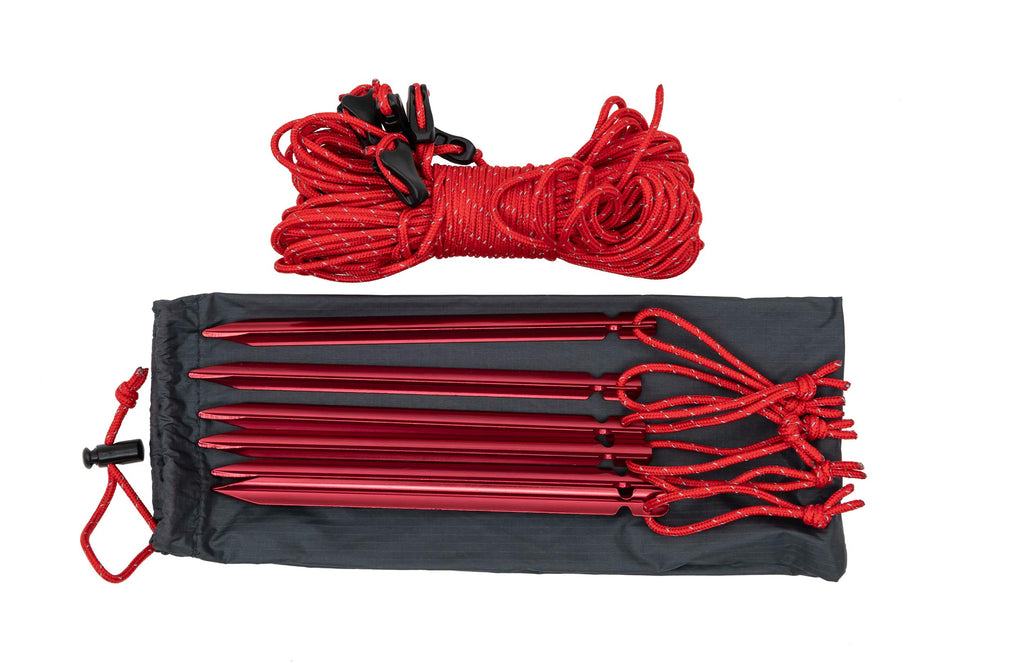 Alps Mountaineering Ultra-Light Tarp Shelter - Charcoal/Red
