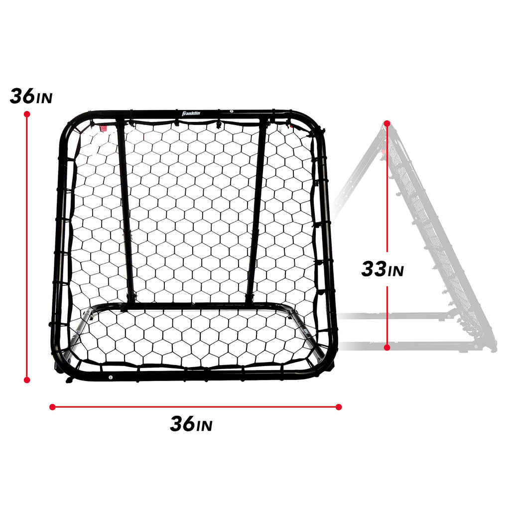 Franklin Sports Basketball Pass Back Rebounder Net - Multi-Sport Training Rebound Screen - Perfect For Passing And Shooting Prac