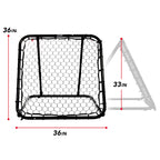Franklin Sports Basketball Pass Back Rebounder Net - Multi-Sport Training Rebound Screen - Perfect For Passing And Shooting Prac