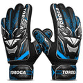 GRIPKNOX Goalkeeper Gloves for Kids & Youth - Soccer Goalie Gloves, Strong Latex Grip, Double Wrist Support & Breathable Mesh - 