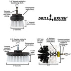 Drill Brush Power Scrubber By Useful Products Drillbrush 3 Piece Drill Brush Cleaning Tool Attachment Kit For Cleaning Furniture