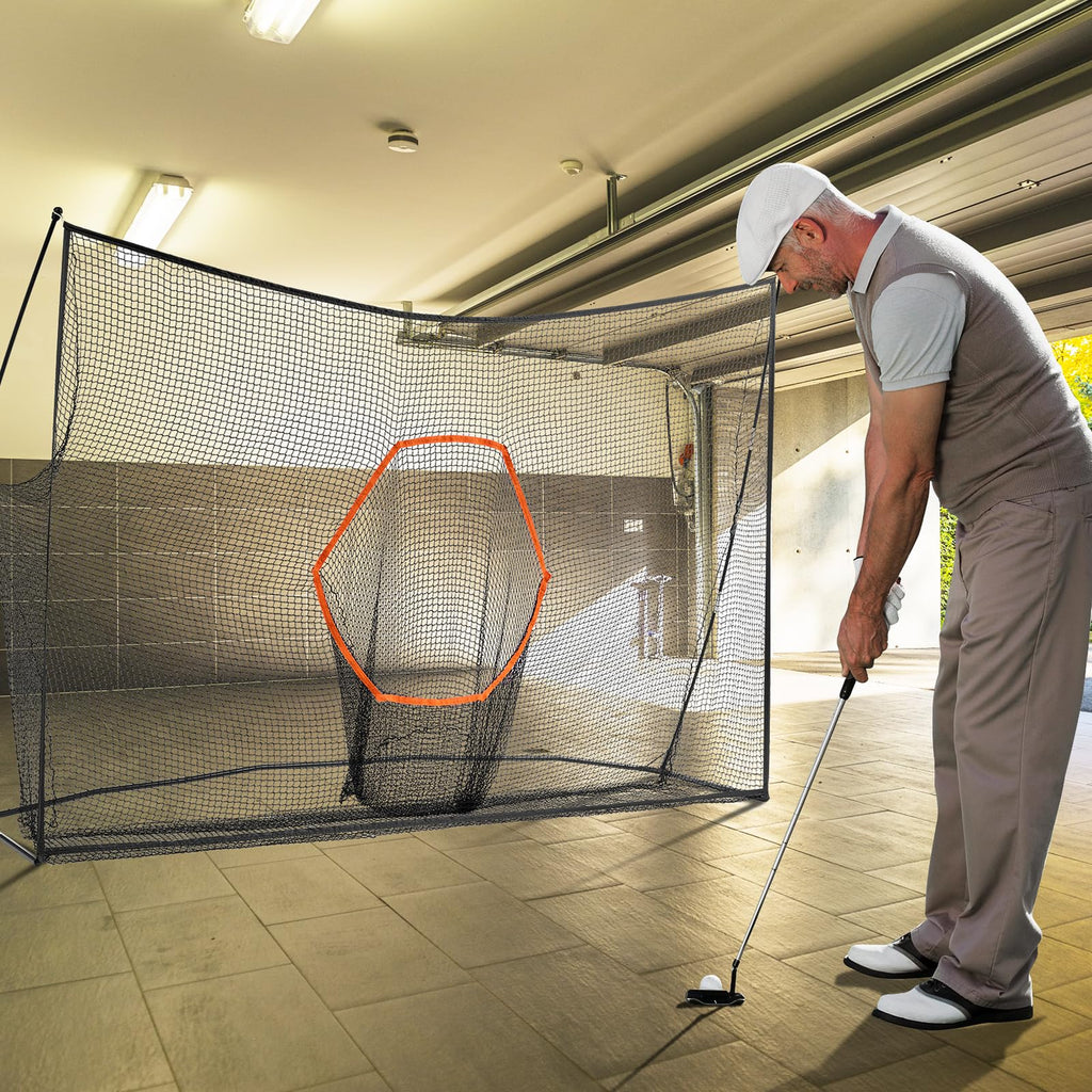 Vevor 10.8X7Ft Golf Practice Hitting Net Indoor Personal Driving Range Training