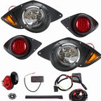 10L0L Golf Cart Headlights Tail Light Kits (12V) Fit Yamaha G29 Ydr Drive 2007Up With Turn Signals Switch Horn Brake Lights Harn
