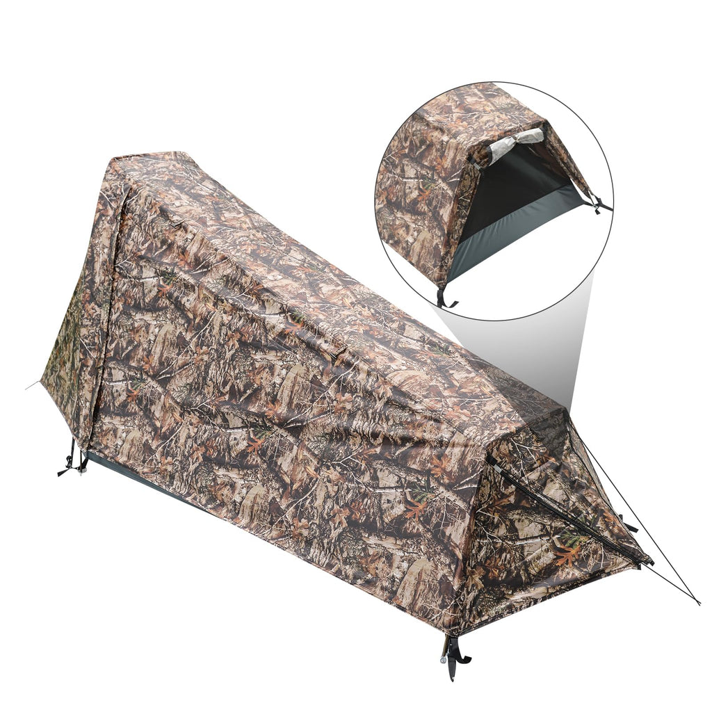 Geertop Ultralight 1-Person Backpacking Tent Waterproof All-Season Solo Tent For Camping Hiking Adventures