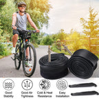 Lotfancy 700 X 28C/30C/32C Bike Tubes (2 Pack), 42Mm Presta Valve, 700C Bike Tire Tube, Plus 2 Nylon Plastic Tire Levers