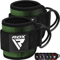 Rdx Ankle Straps For Cable Machines Resistance Bands Attachment, 7Mm Neoprene Padded 10Ax4A, Gym Wrist Cuff Women Men Home Fitne