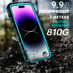 Beastek Iphone 14 Pro Waterproof Case, Tre Series Magsafe Shockproof Dustproof Ip68 Case With Built-In Screen Protector And Mag