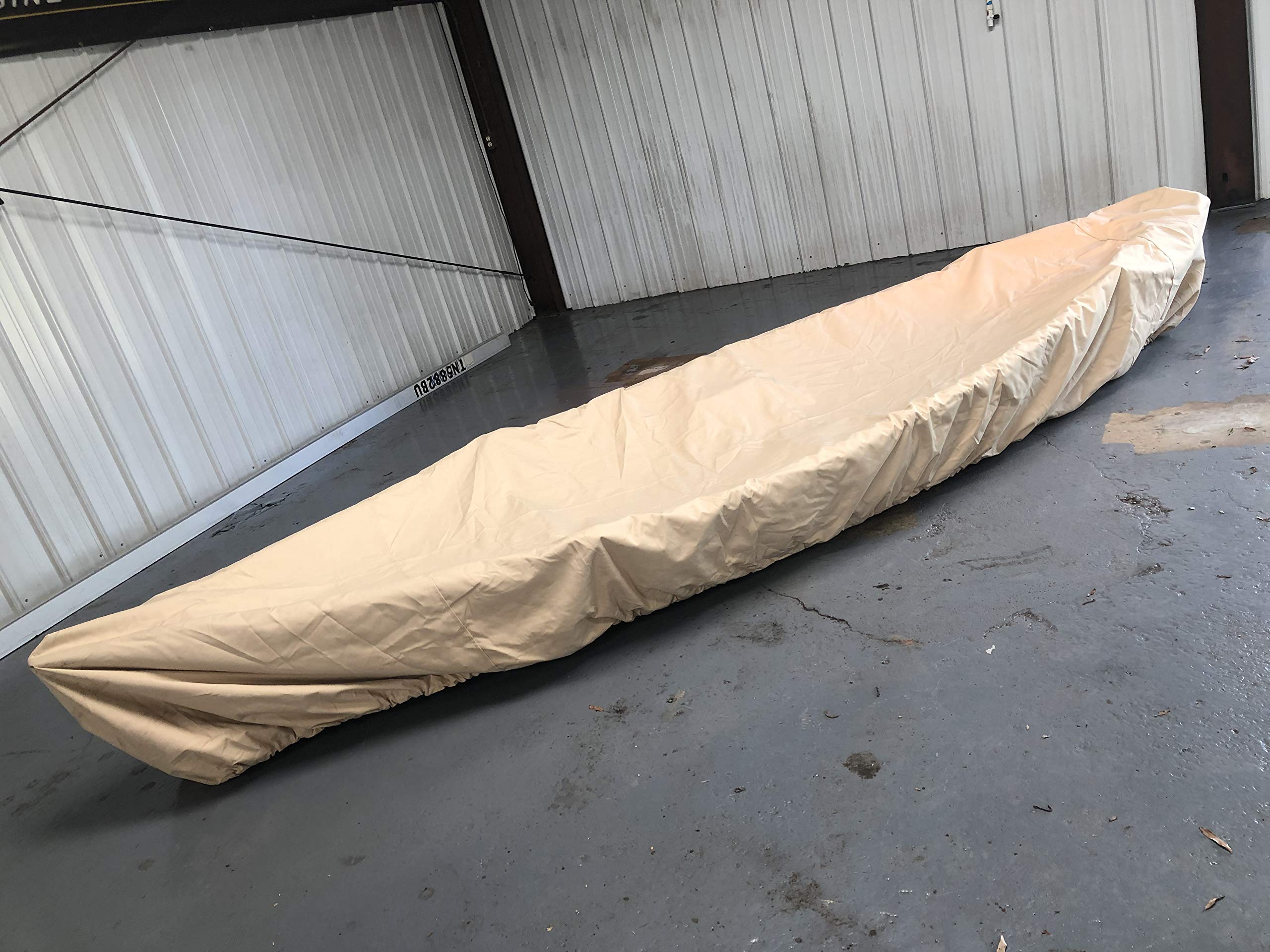 13 14 Canoe/Kayak Cover By Cypress Rowe Outfitters / 16 Oz Canvas For Indoor Or Outdoor Storage, Complete Protection