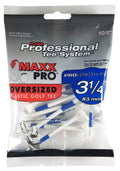 3-1/4'' Maxxpro Oversized Plastic Golf Tee, 10 Ct, White