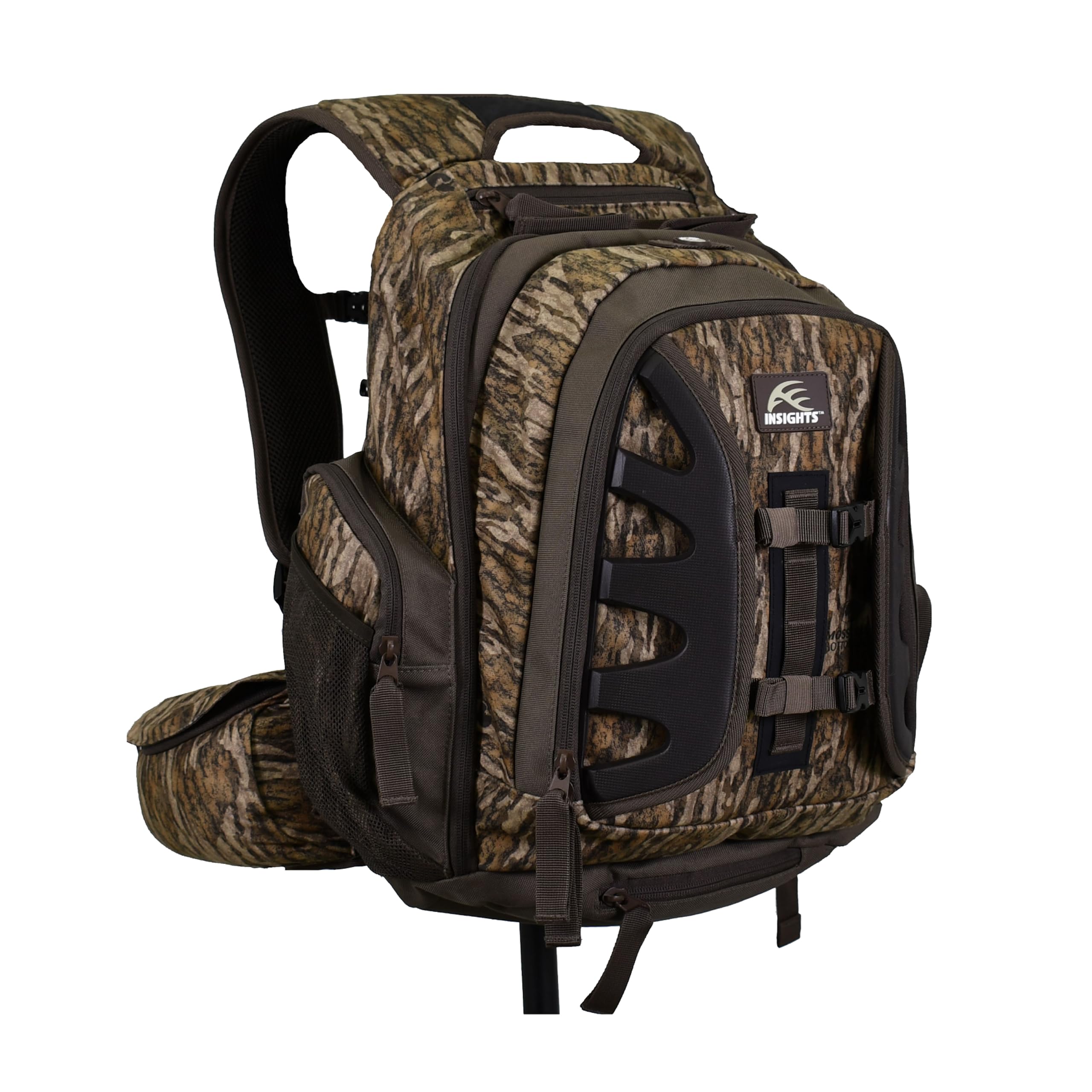 Insights Hunting by frogg toggs - The Element, Heavy Duty 1,831 Cubic Inch Hiking Fishing Camping Hunting Backpack, Mossy Oak Bo