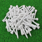 Crestgolf Wood Golf Tees 2-1/8 Inch Pack Of 100 (White)