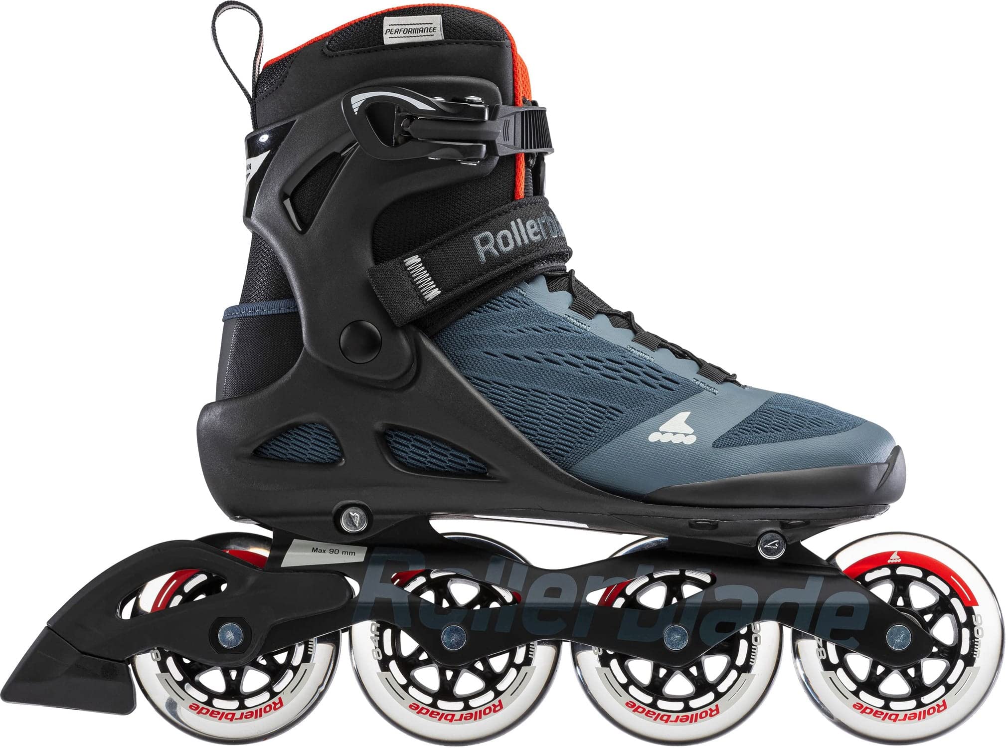 Rollerblade 07100400K4711 Macroblade 90 Orion Blue/Spicy Orange 11